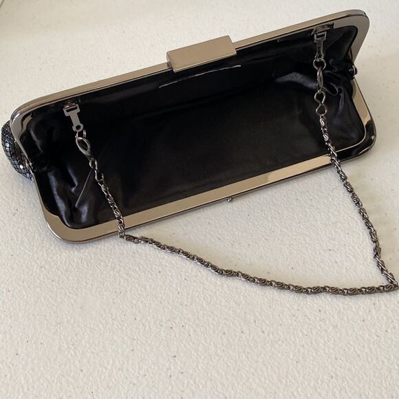 CARLO FELLINI Black Beaded Evening Purse - Picture 3 of 6